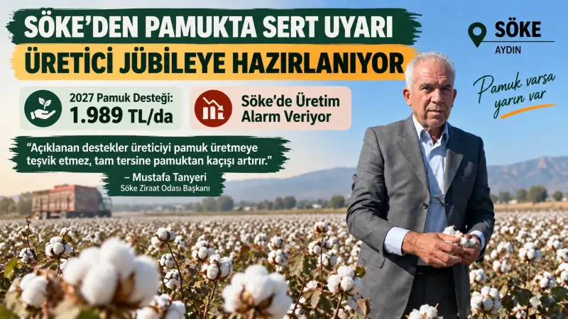 Söke ovasında Mustafa Tanyeri